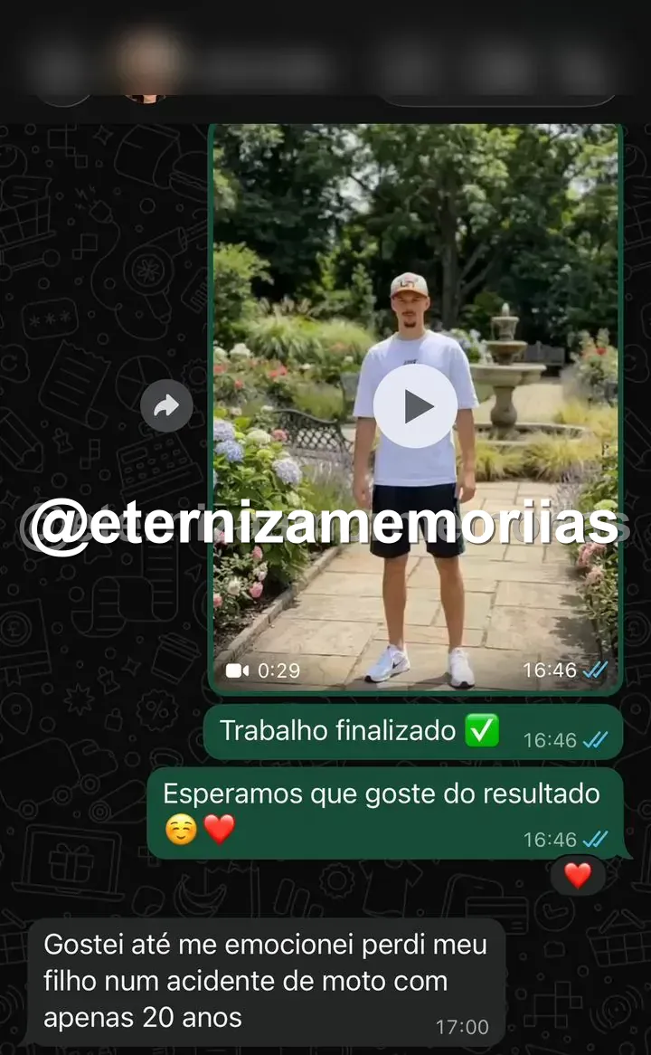 Depoimento real