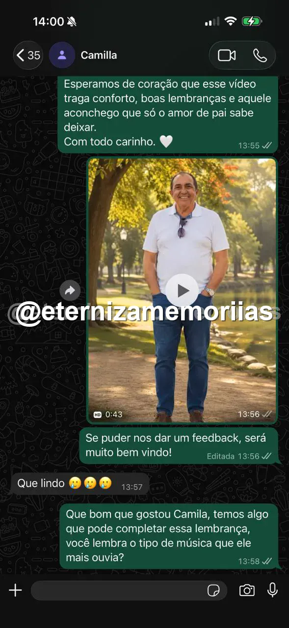 Depoimento real